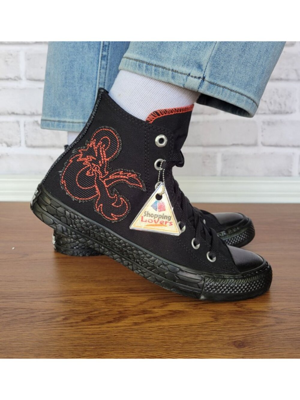 Converse x Dungeons & Dragons Chuck Taylor 8 Womens Shoes Black Sneakers A09886C - Picture 2 of 12